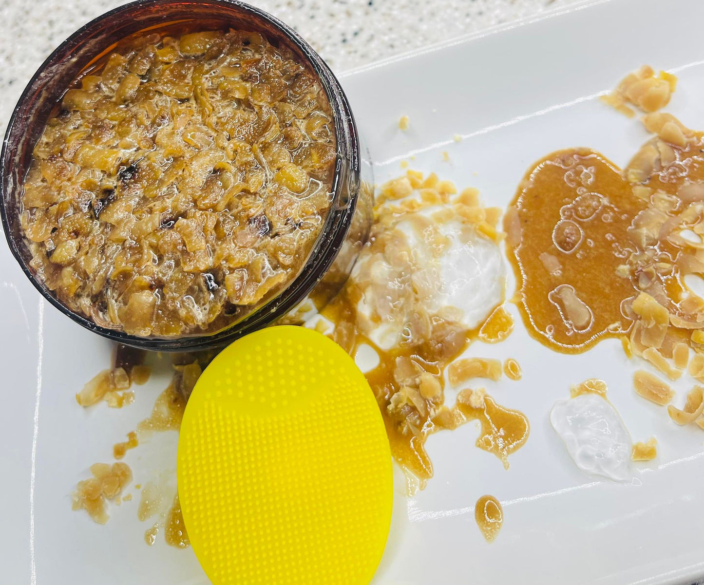 Face and Body Scrub Honey, Goat Milk, Sugar, Coffee and Aloe Vera