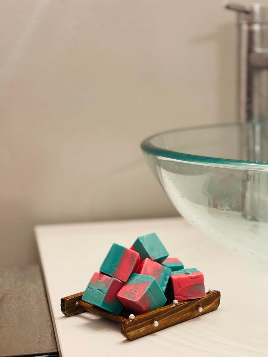 Hand Soap Bars (Bamboo Soap Holder Included)