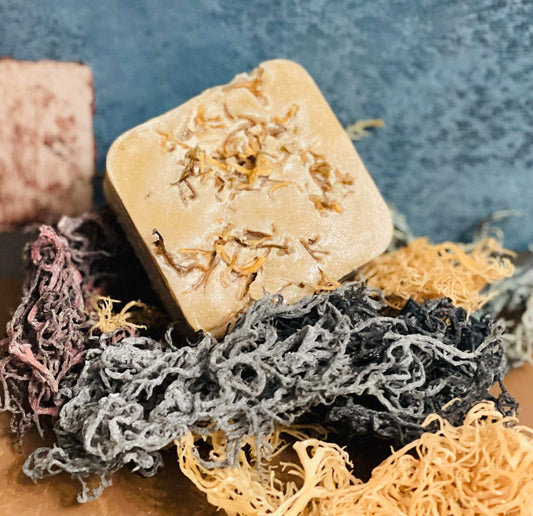 Dr Sebi inspired Hondorus Sea Moss Soap Bar Mask